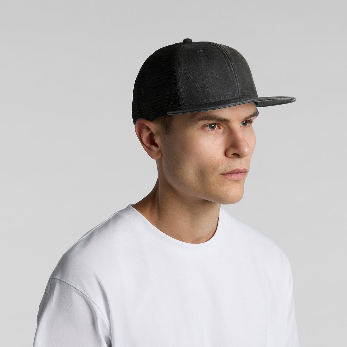 AS Colour Stock Faded Trucker, FADED GREY, front