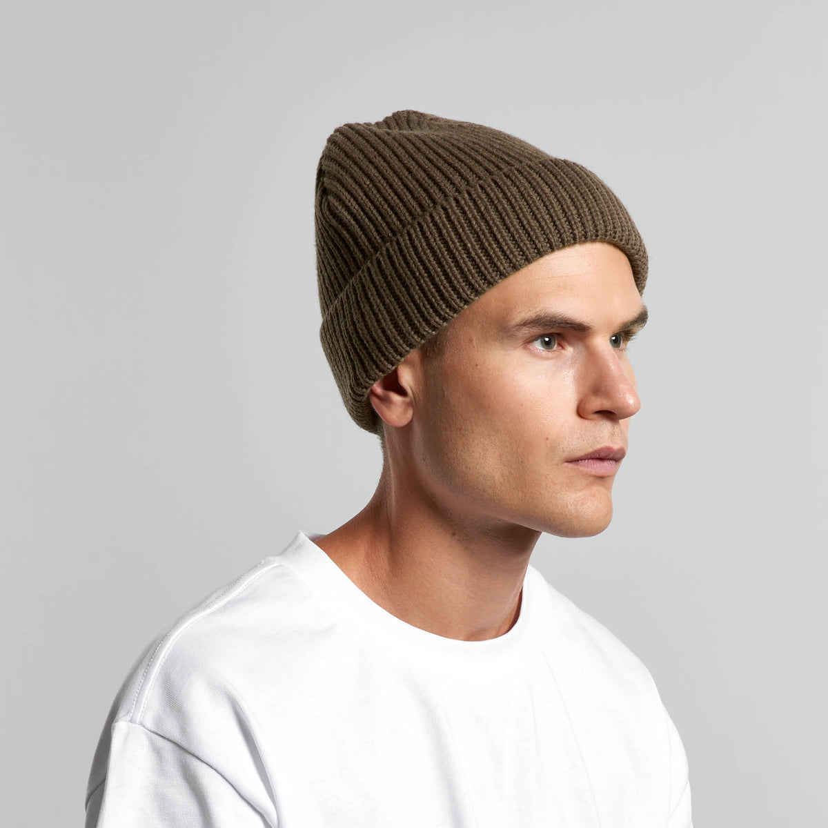 AS Colour Gauge Beanie, WALNUT, front