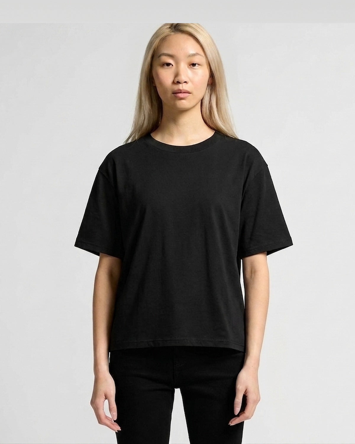 AS Colour Wo's Martina Tee, BLACK, front