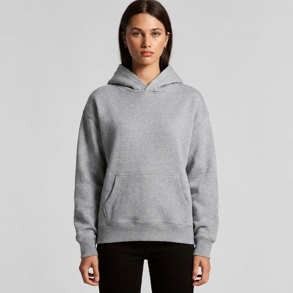 AS Colour Wo's Relax Hood, ATHLETIC HEATHER, front