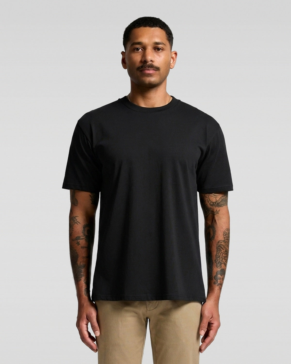 AS Colour Classic Minus Tee [-5cm] 5079, BLACK, front