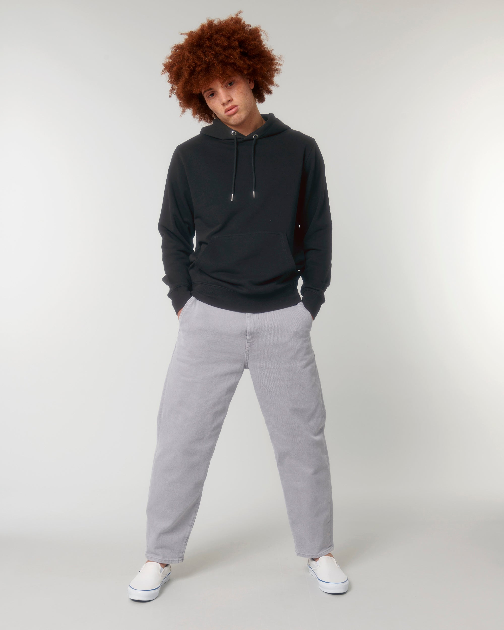 Archer Hoodie - Black - Men - front