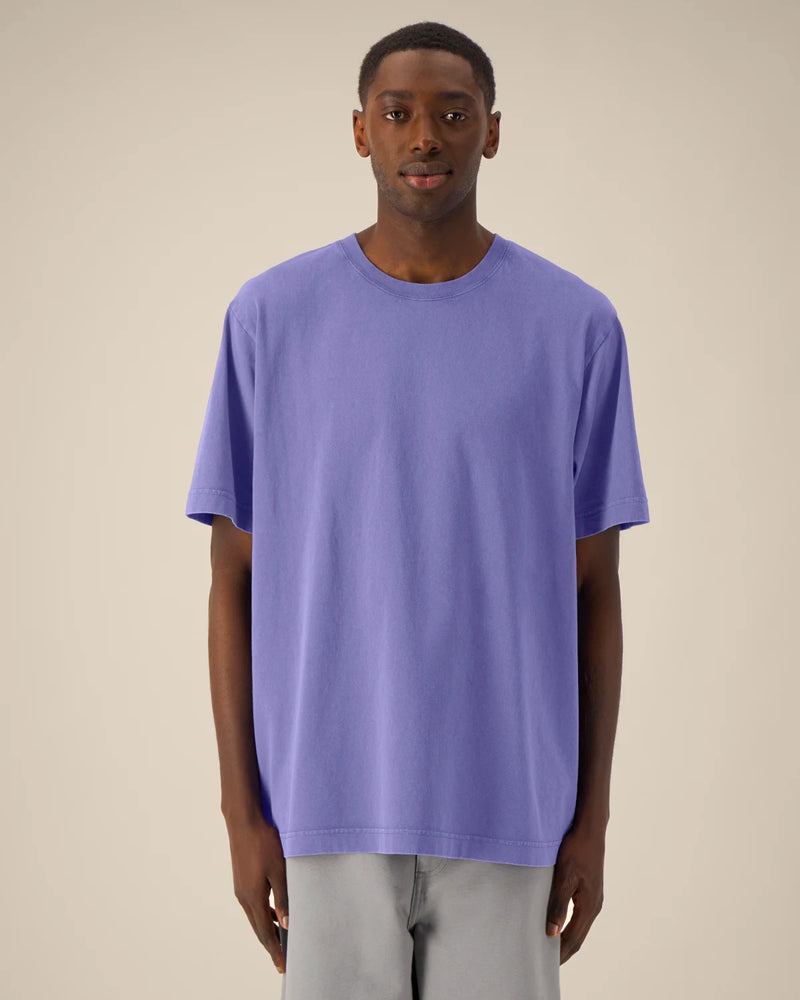 Washed Tee - G. Dyed Purple Love - Men - front
