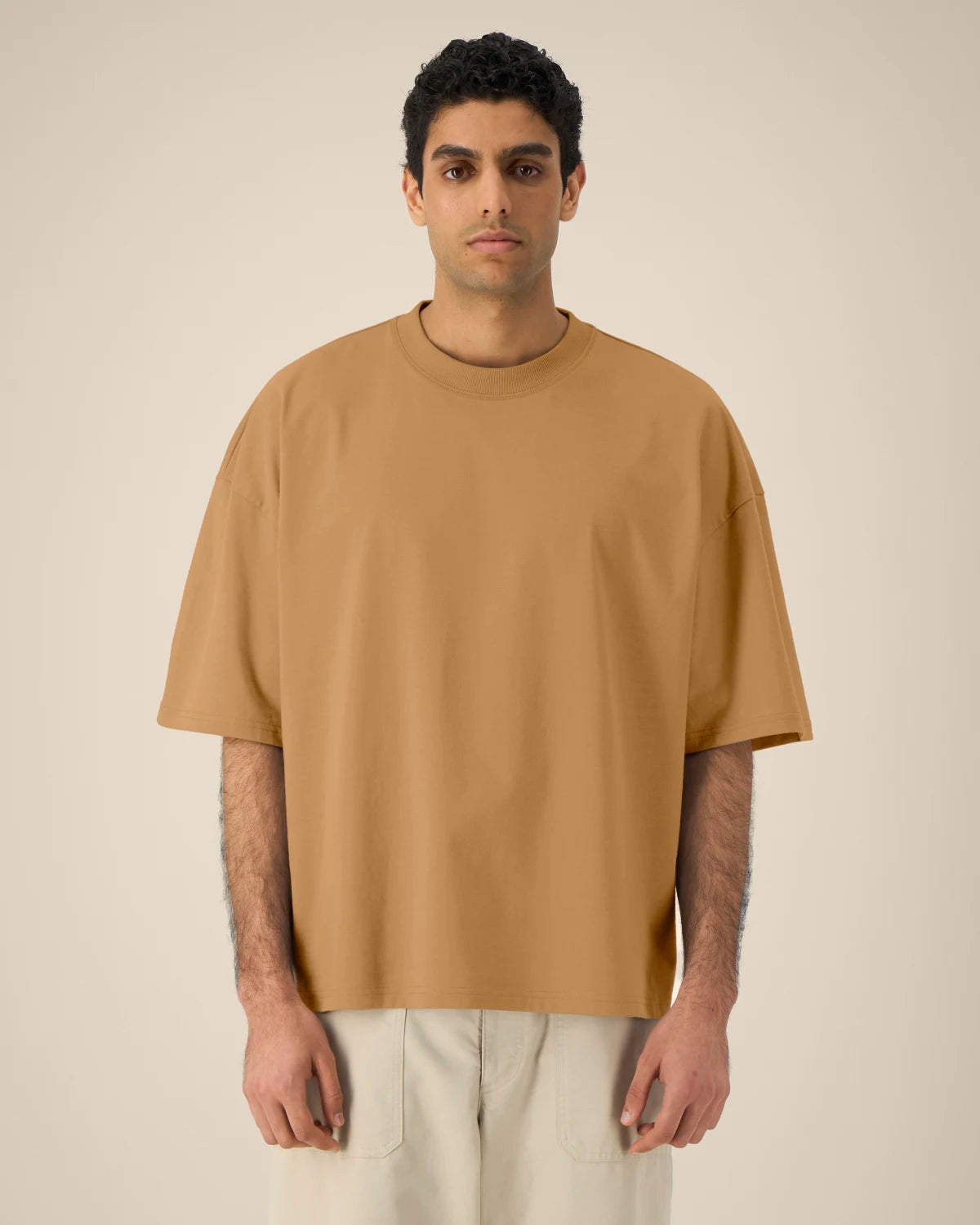 Urban Tee, Grounded Beige, front