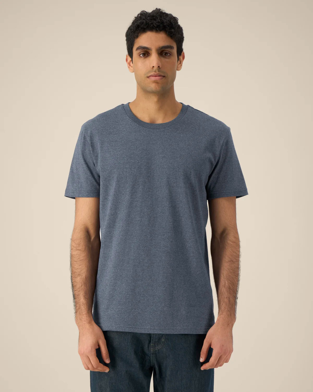 Recycled Tee, RE-Navy, front